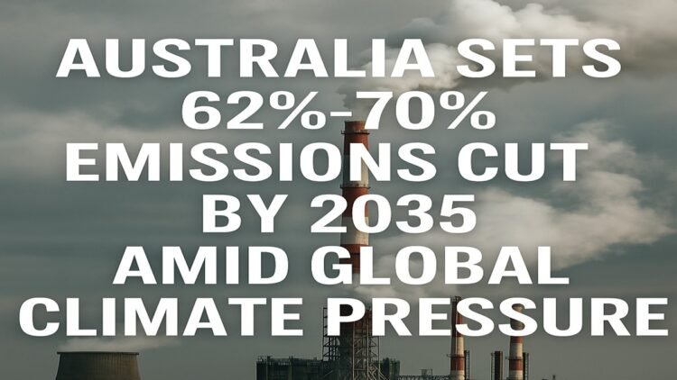 Australia Sets 62–70% Emissions Cut